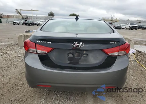 2013 Hyundai Elantra Gls from USA, damaged, VIN 5NPDH4AE6DH424254